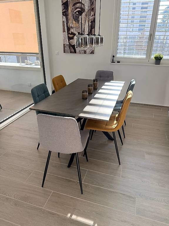 Tischset: Table à manger (160x90) avec 6 chaises – Gebraucht aus Genève von Gooloo13 3