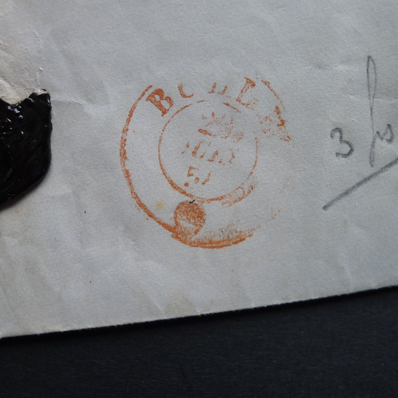 Alle Briefmarken: RAYON III, Brief von BERN nach BULLE BE, 1854 – Gebraucht aus Ebikon von SilvioFreund 3