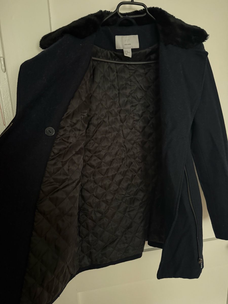 H&M Mäntel: Dunkelblauer Mantel H&M Wolle New – Neu (gemäss Beschreibung) aus Walenstadt von nad_dm9g 2