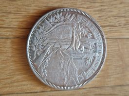 Schützentaler 1883 Lugano - Silber - Top-Stück!