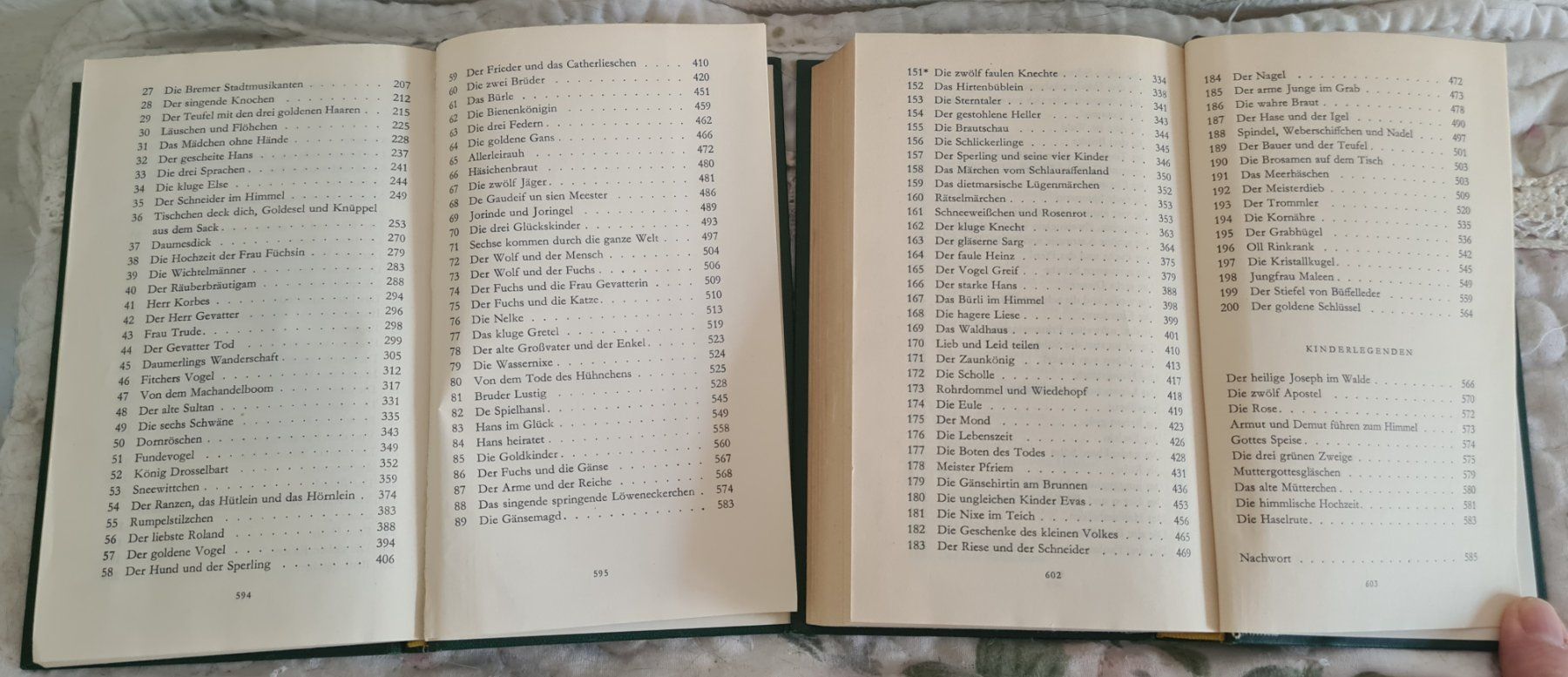 Bücher: 2 antike Bücher Grimms Märchen 1930, Band 1+2 – Gebraucht aus Winterthur von bibummi 1