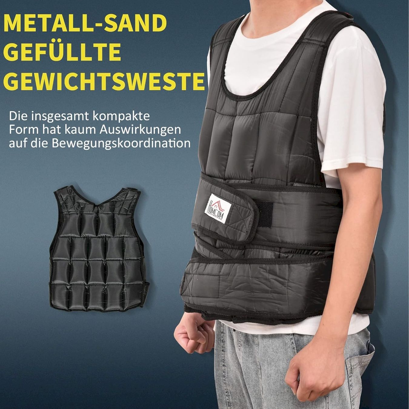 Vélos d'appartement: HOMCOM 30 kg Gewichtsweste – Neuf avec emballage d'origine à Bottighofen par zaap 6