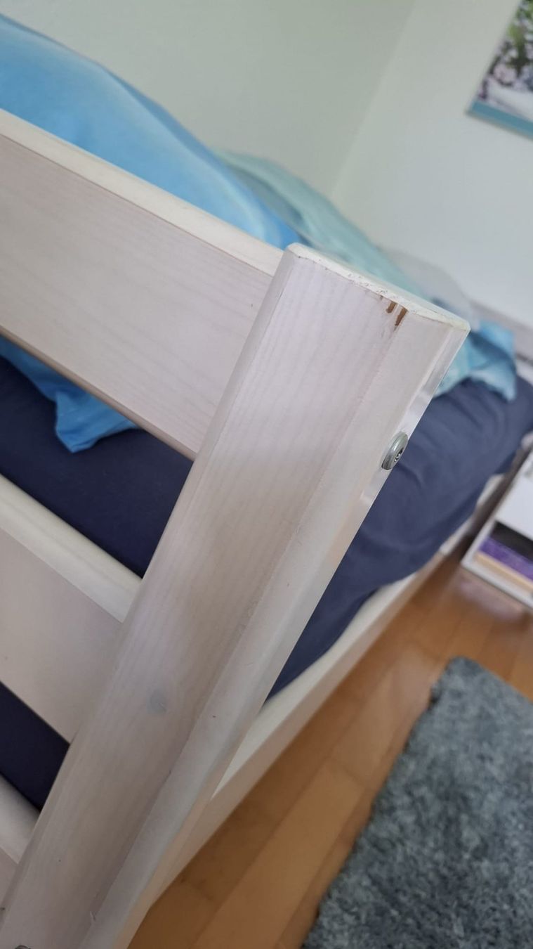 Flexa Letti: Flexa Bett, 90x200cm, weiss – Usato da Horgen venduto da Fubot80 5