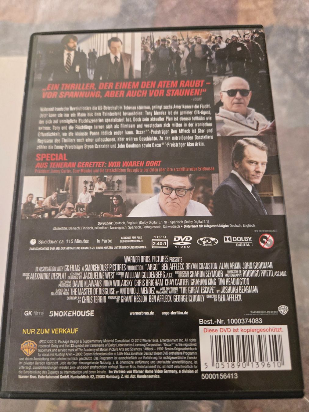 Tutti i DVDs: Argo DVD – Usato da Bussigny venduto da Kfdlt 1