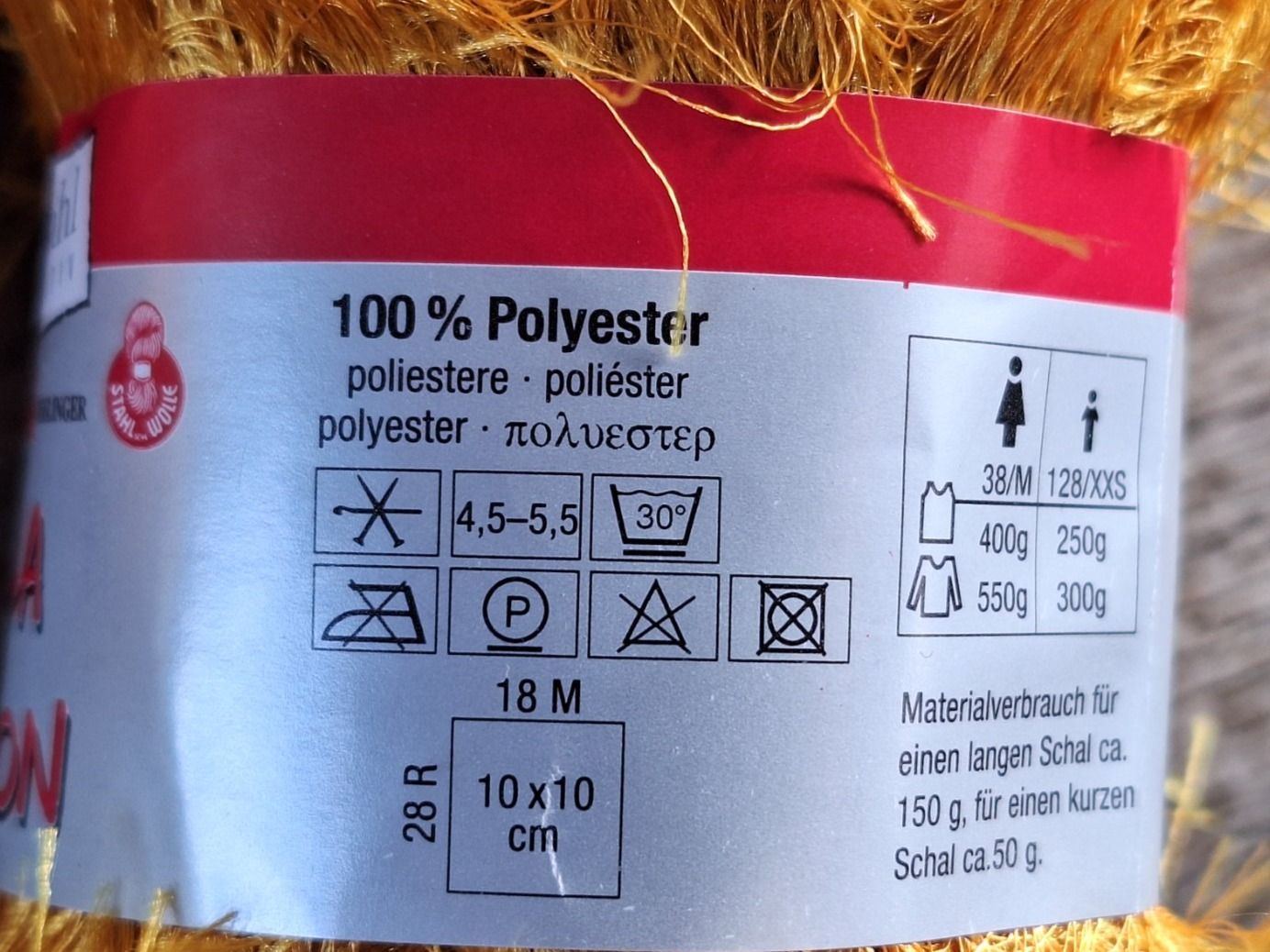 Lana: 700 GRAMM STRICKWOLLE - GOLDFARBIG – Nuovo (secondo la descrizione) da Huttwil venduto da Kunterbuntli 3
