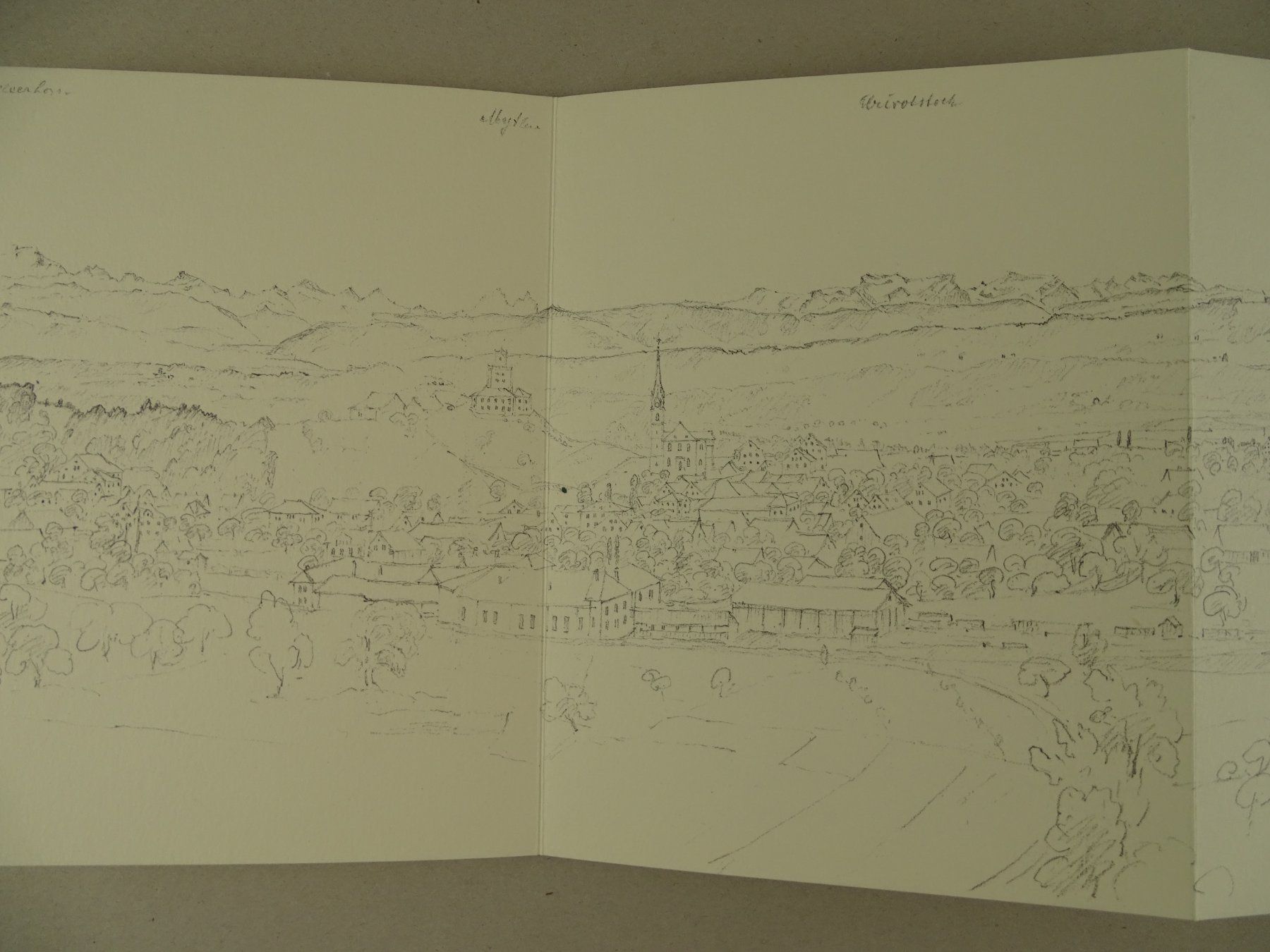 Libri: USTER PANORAMA VON 1860, REPRINT 1983 – Usato da Grüningen venduto da Kartensammler 3