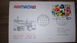 Air Malta Geneve - Malta 26.03.1989