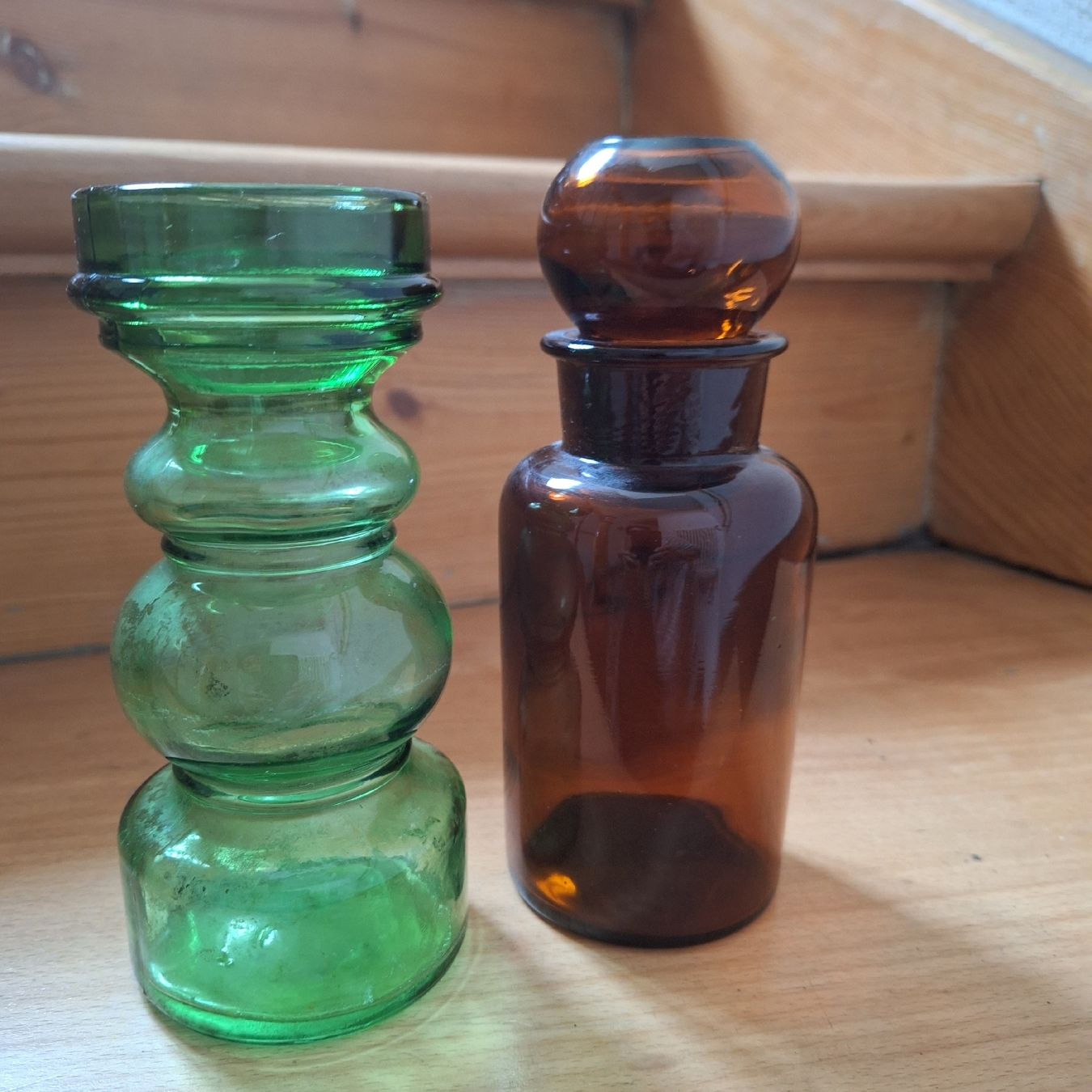 Vasi & Recipienti: Versand möglich! 2 schöne ältere Glasware, Vase, Dose – Usato da Winterthur venduto da Goldpipau 2