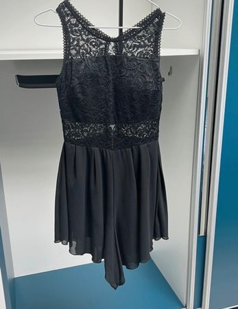Combinaison noire dentelle, parfaite pour l'été, taille S