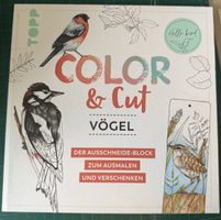 TOPP Color & Cut Vögel Ausmalblock neu