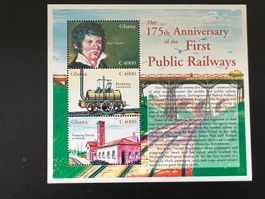 Ghana 175 Anniv. First Public Railways 2000  ** Luxus (B68)