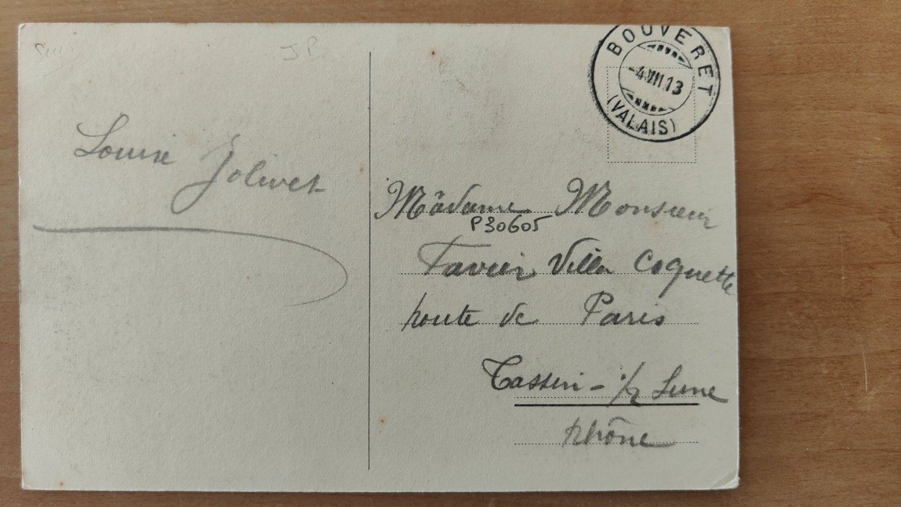 Cartoline postali: Le Bouveret Cafe Central um 1910 – Usato da St. Erhard venduto da Chaeferli6 1