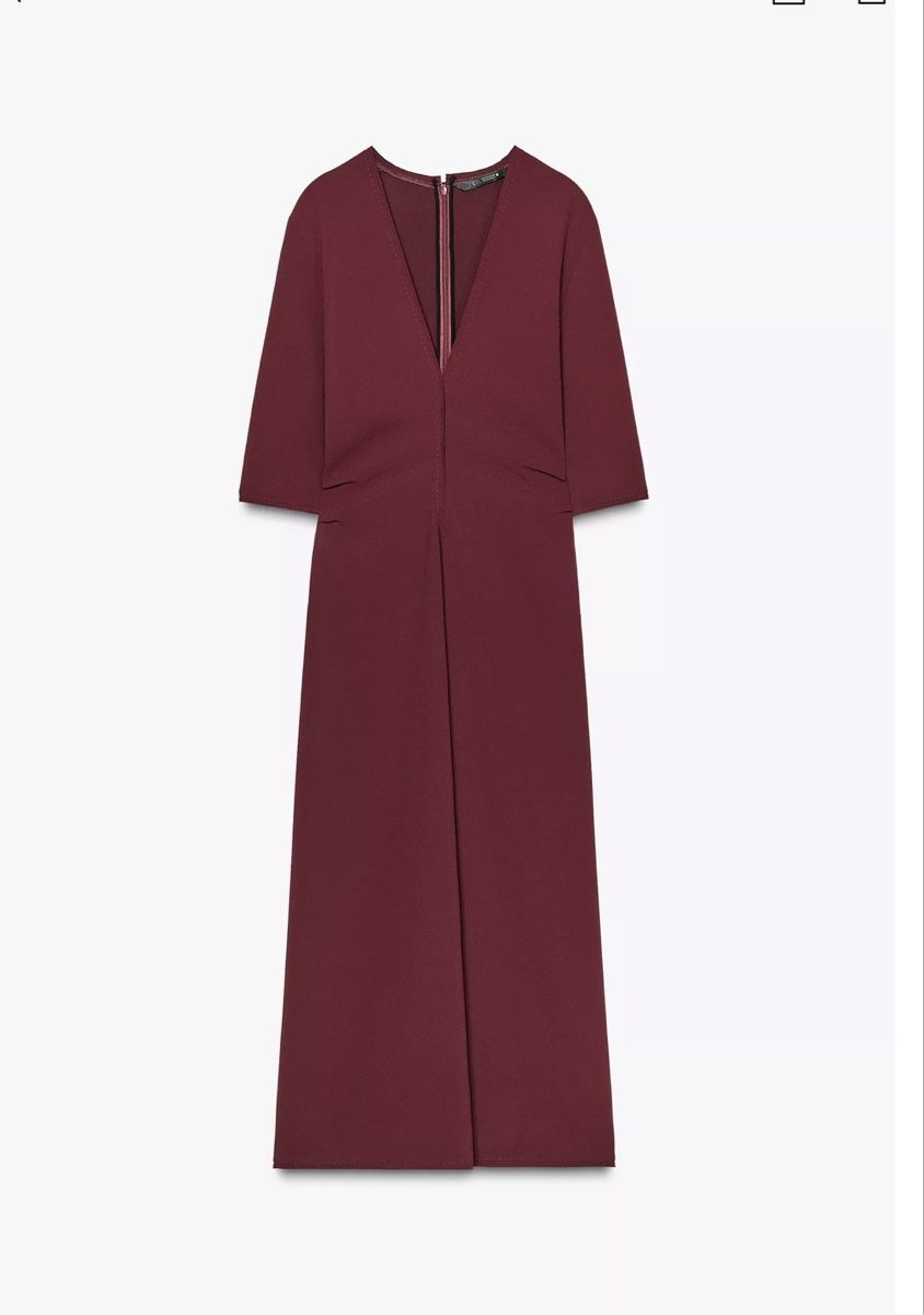 Kleider: Robe midi bordeaux M/Burgunderrotes Midikleid M – Neu und originalverpackt aus Veyras von ValClasse 4