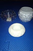 Lot de 3 porte-bougies neufs/Set mit 3 Kerzenhaltern neu