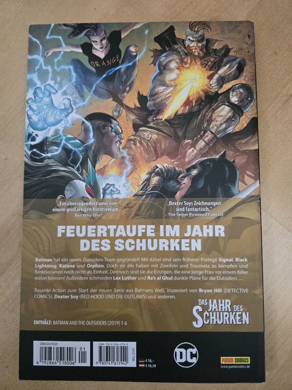 Comics: Batman and The Outsiders Comic New Condition – Gebraucht aus Zürich von hea_sxv7 1