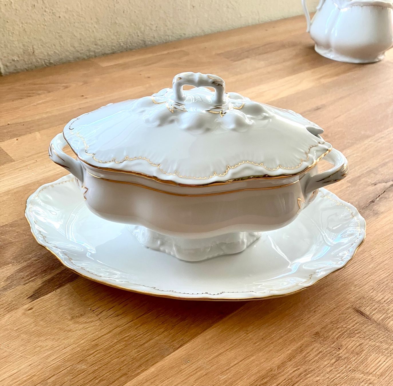 Set di piatti: Suppenterrine, Sauciere, Zuckerdose, Teller & Servierplatte – Nuovo (secondo la descrizione) da Schaffhausen venduto da NinaRicardo 2