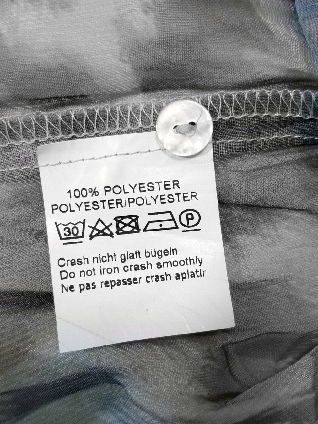 Blusen: Bluse grau-weiss, Animal Optik, Langarm, Grösse 40 – Neu (gemäss Beschreibung) aus Schwerzenbach von vimo-18 3