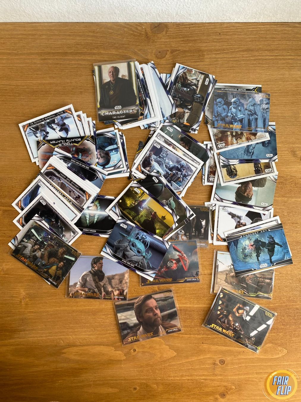 Topps Sammelbilder & Trading cards: Ca. 80 Star Wars/Mandalorian Sammelkarten Topps – Gebraucht aus Luzern von fairflip 1
