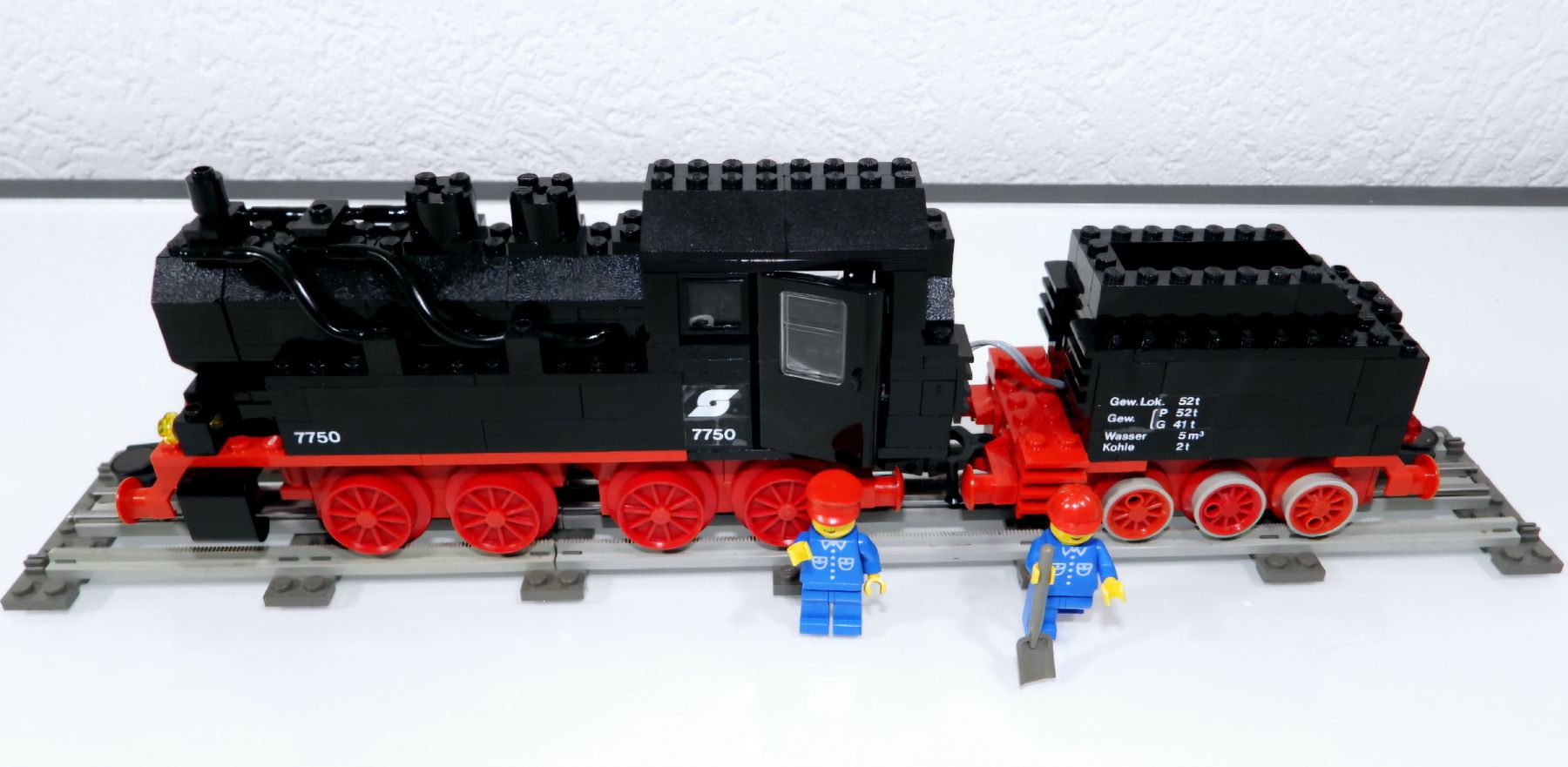 Lego Kit di costruzioni: LEGO 12 VOLT EISENBAHN 7750 GROSSE DAMPFLOK MIT TENDER – Usato da Turbenthal venduto da Ddanuh 4