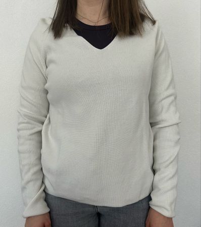 Drykorn Pullover XS, Crème Baumwolle, Top Zustand!