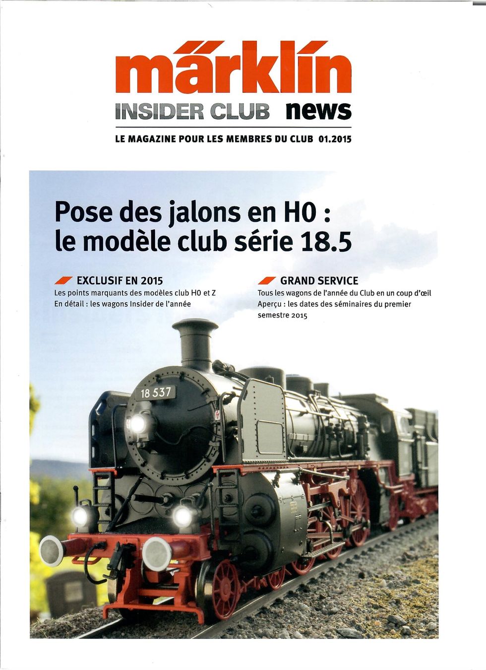 Riviste & Magazine: Märklin Insider Club 2015 – Usato da Villars-Burquin venduto da Rodjeurs