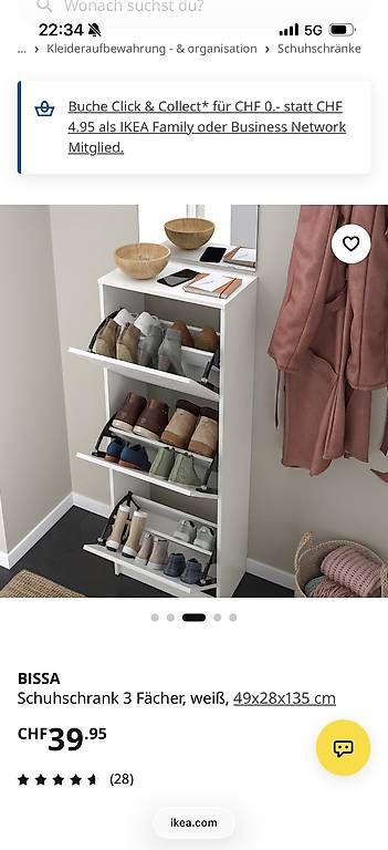 Ikea Schränke: Schuhschrank Bissa IKEA – Gebraucht aus Bern von iri_mtf2 1