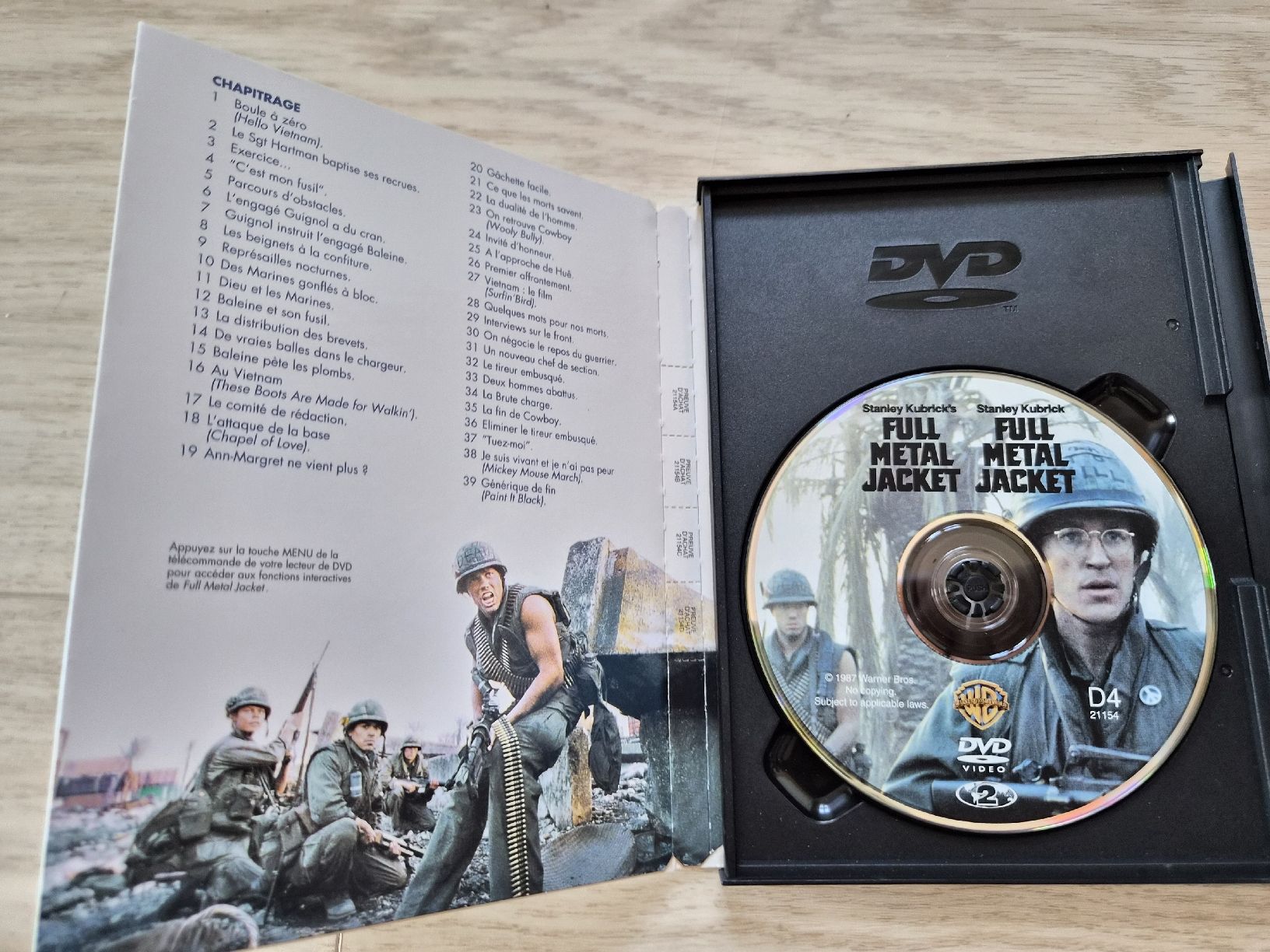 Tutti i DVDs: DVD Stanley Kubrick Full Metal Jacket  – Usato da La Joux FR venduto da car_ck96 1