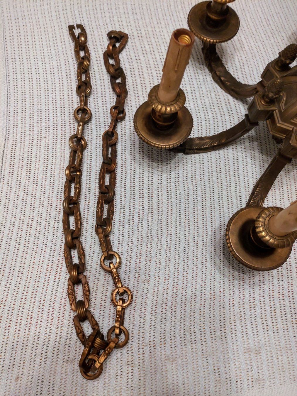 Lampadari & plafoniere: Antiker Bronze-Kronleuchter 12kg | aus Anwaltskanzlei Rom – Usato da Brugg AG venduto da Amei24 6