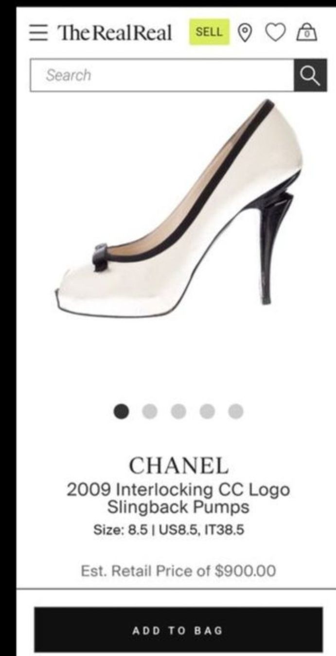 Chanel Scarpe da donna: Chanel CC Logo Slingback Pumps Gr – Nuovo (secondo la descrizione) da Rotkreuz venduto da SiSi-13 3