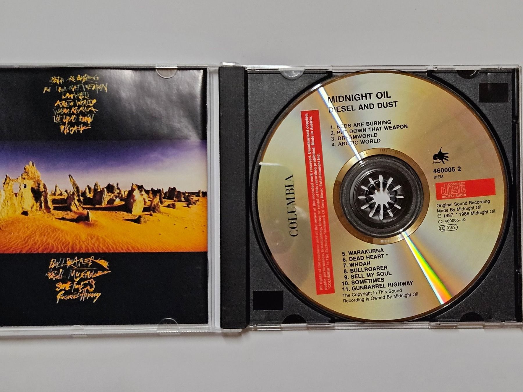 CD: Midnight Oil - Diesel and Dust CD – Usato da Oberdorf BL venduto da BaldenEagle 1
