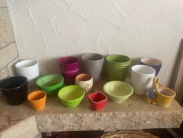 14 Übertöpfe abzugeben