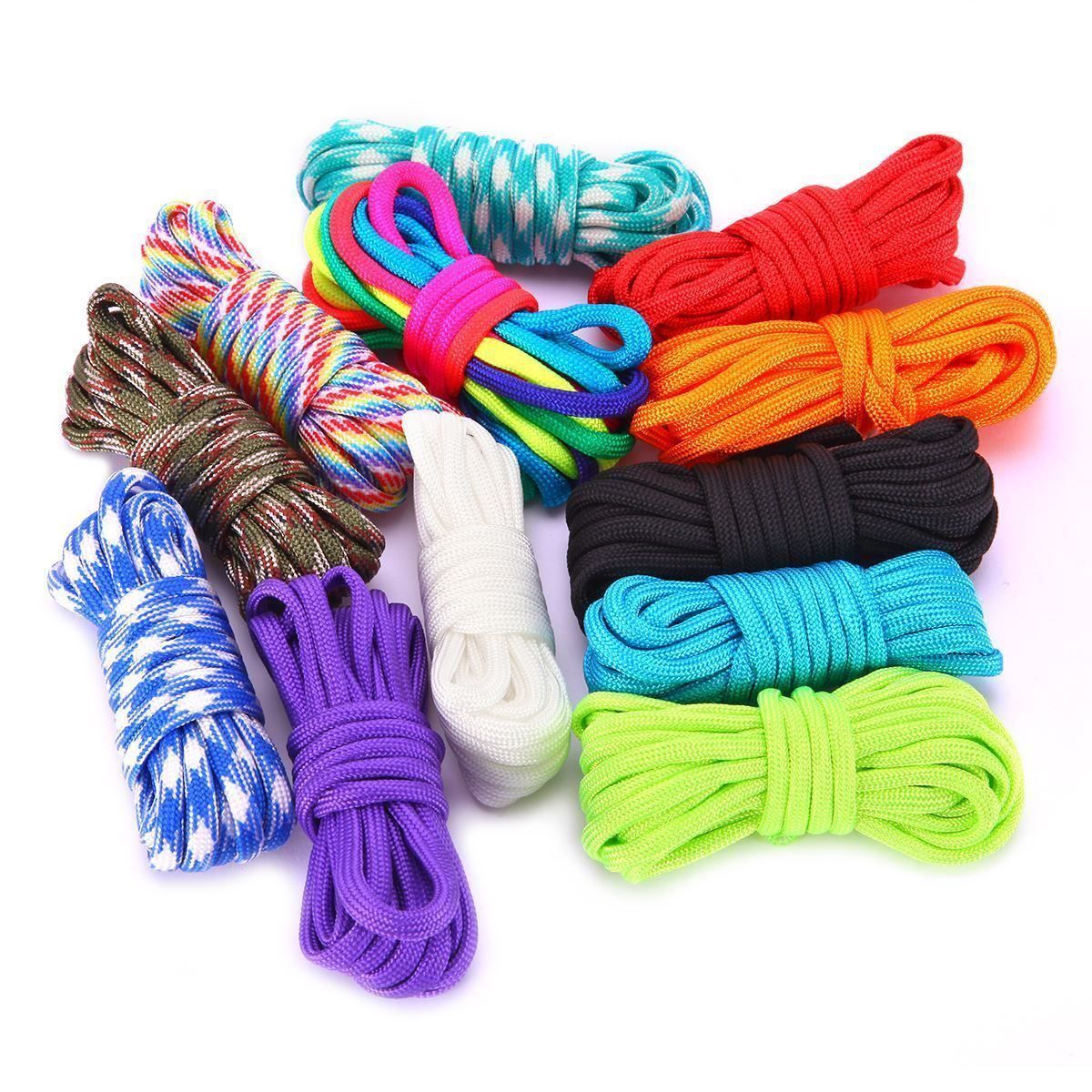 Corde: 12 Stück Paracord Rettungsseile Nylon – Nuovo (secondo la descrizione) da Thun venduto da 365buy 3
