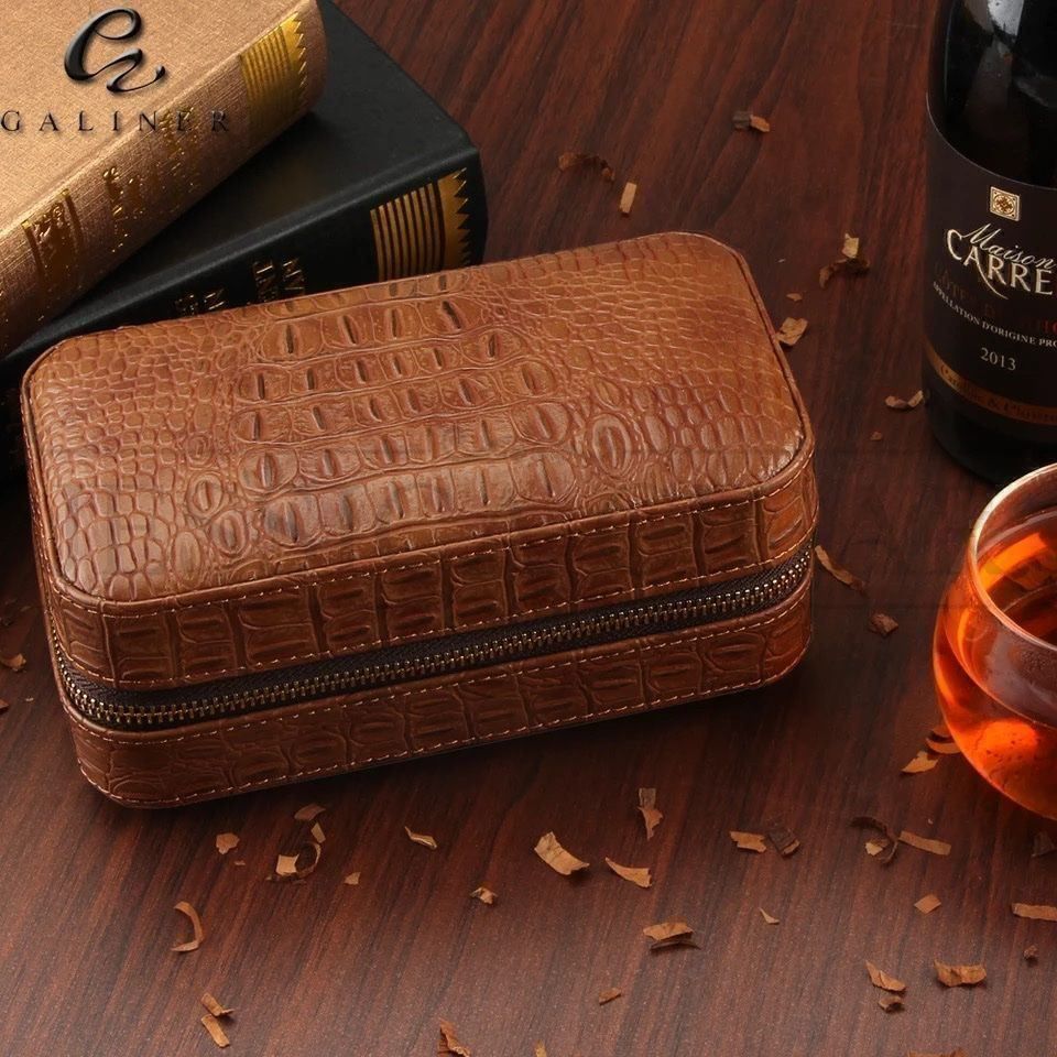 Humidor per sigari: Zigarren Reise Humidor – Nuovo e nell'imballaggio originale da Flawil venduto da swisstrendshop 1