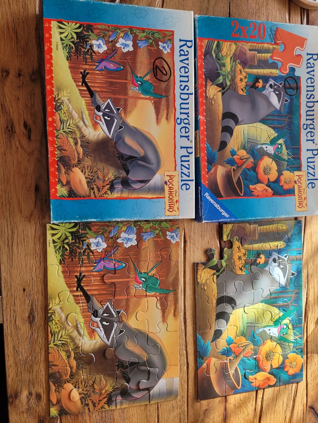 Ravensburger Puzzle: Puzzle pocahontas 2x20 – Usato da Lupsingen venduto da sta_wgg5