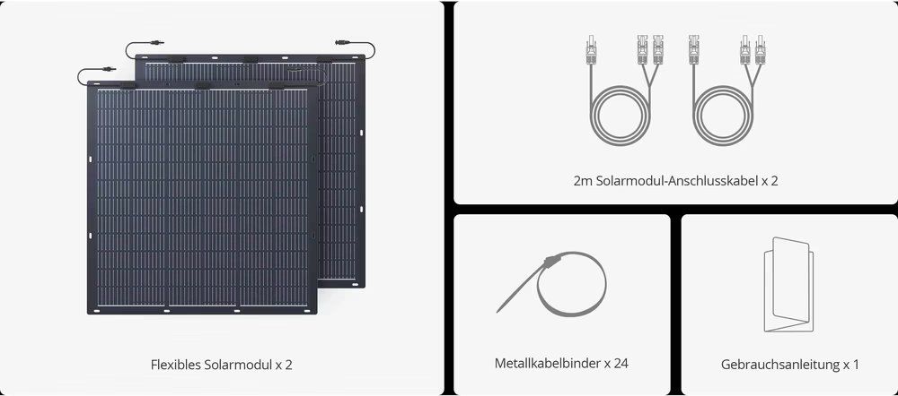 Zendure Dispositivi a energia solare: Zendure Solarpanel Flexibel 2 x 230W – Nuovo e nell'imballaggio originale da Rotkreuz venduto da nivo57 1