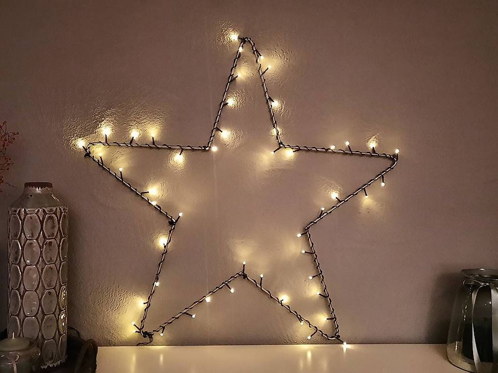 Stern Mit Led Der Leuchtende Star Am Nachthimmel Ihrer Dekoration