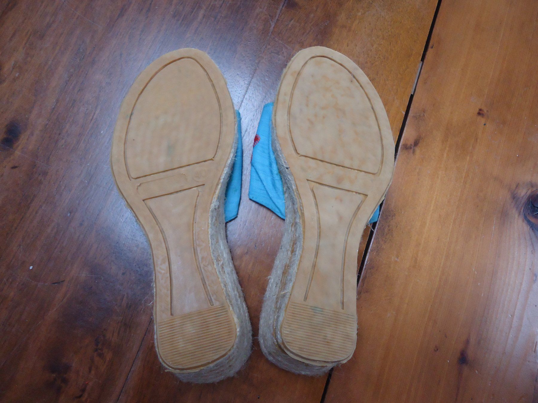 Damenschuhe: Sandales compensées textile et corde - 40 - Neuves – Neu (gemäss Beschreibung) aus Vessy von mafabe 4