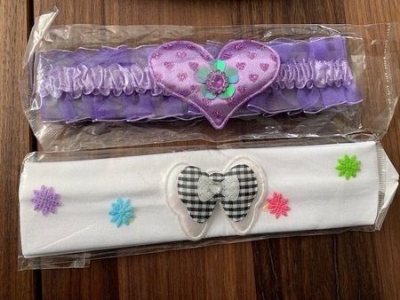 Neu! 2x Haarband / Stirnband Baby Mädchen