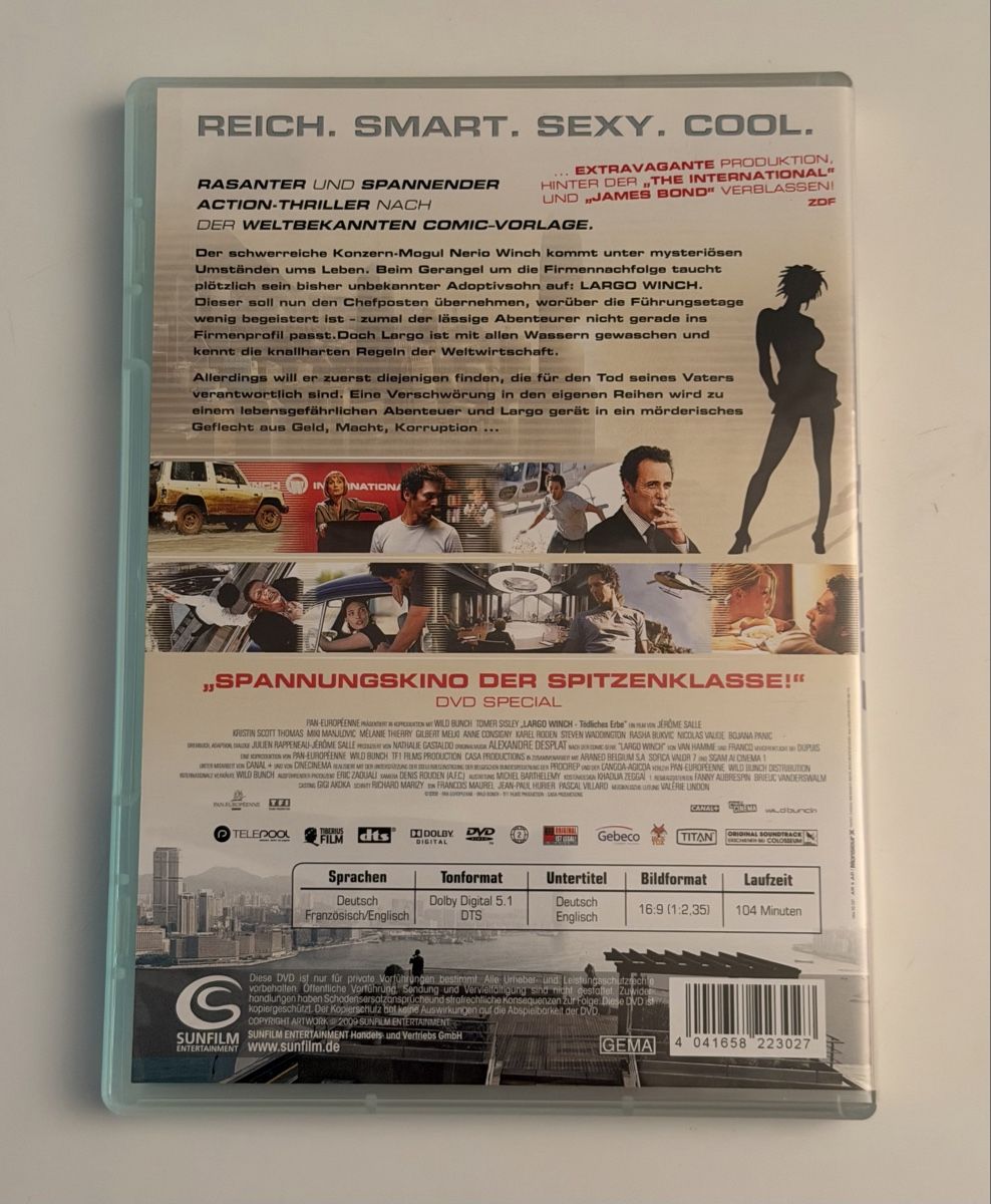 Alle DVDs: Largo Winch Tödliches Erbe – Gebraucht aus Zürich von Kue_Zuerich 1