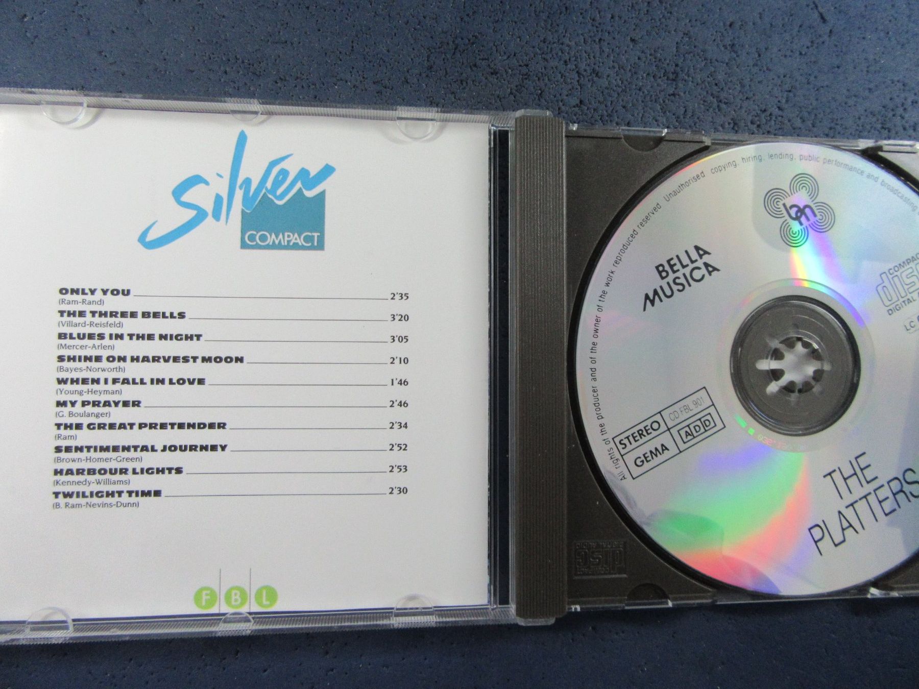 CD: THE PLATTERS CD ORIGINAL RECORDINGS " ONLY YOU " – Usato da Ettingen venduto da Hausi4711 2