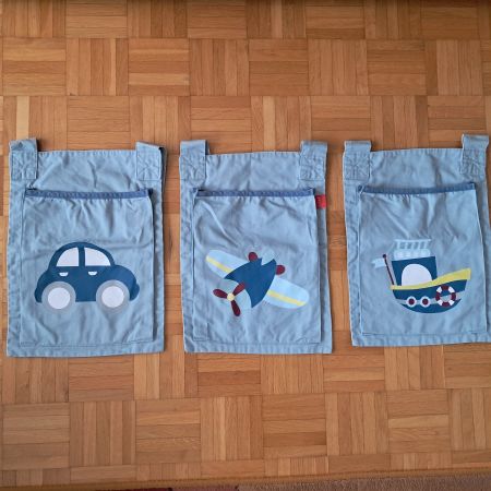 FLEXA Betttaschen, 3er Set