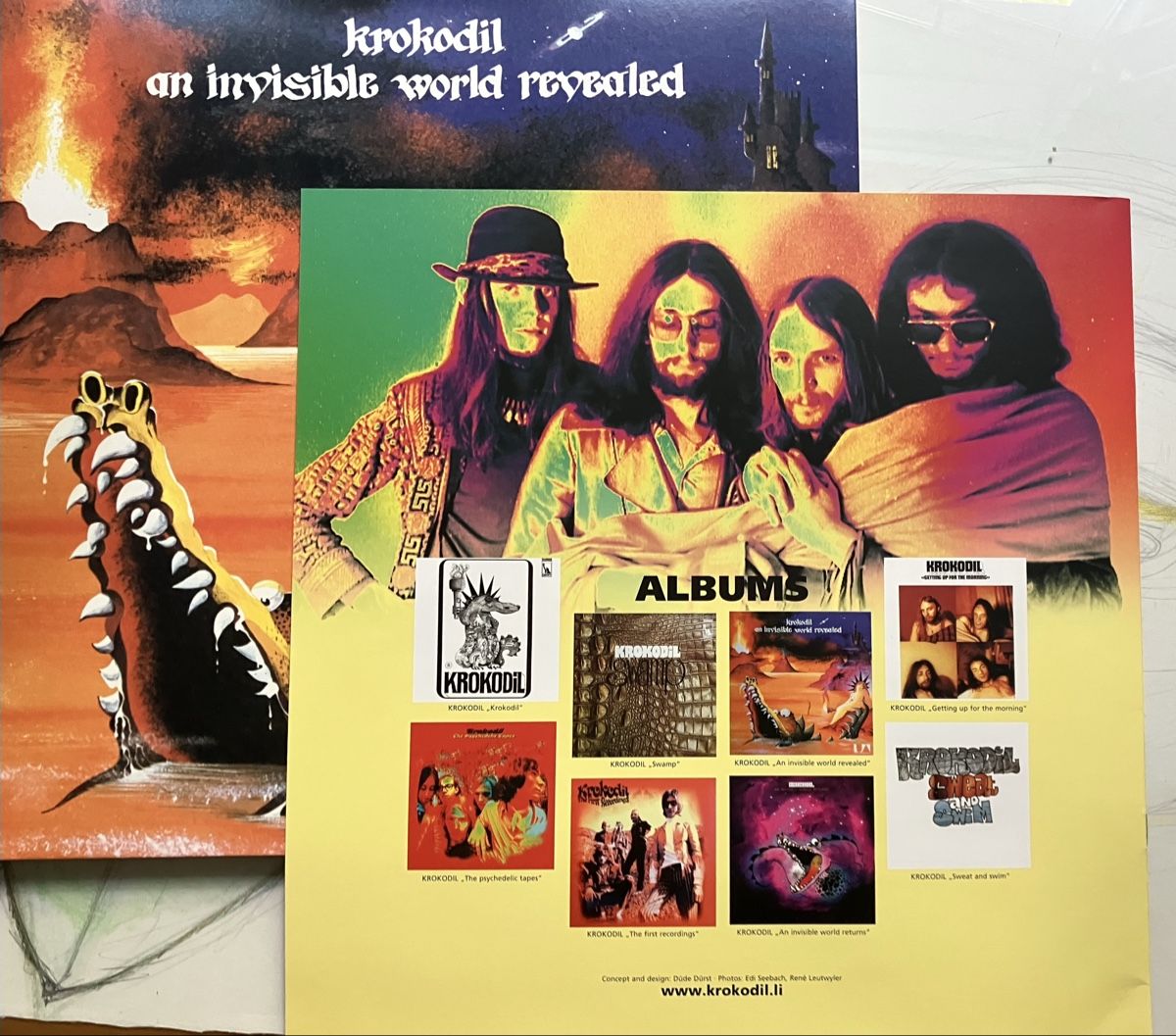 Schallplatten: Krokodil an invisible world revealed LP mit Werbung – Neu (gemäss Beschreibung) aus Basel von Gholb 5