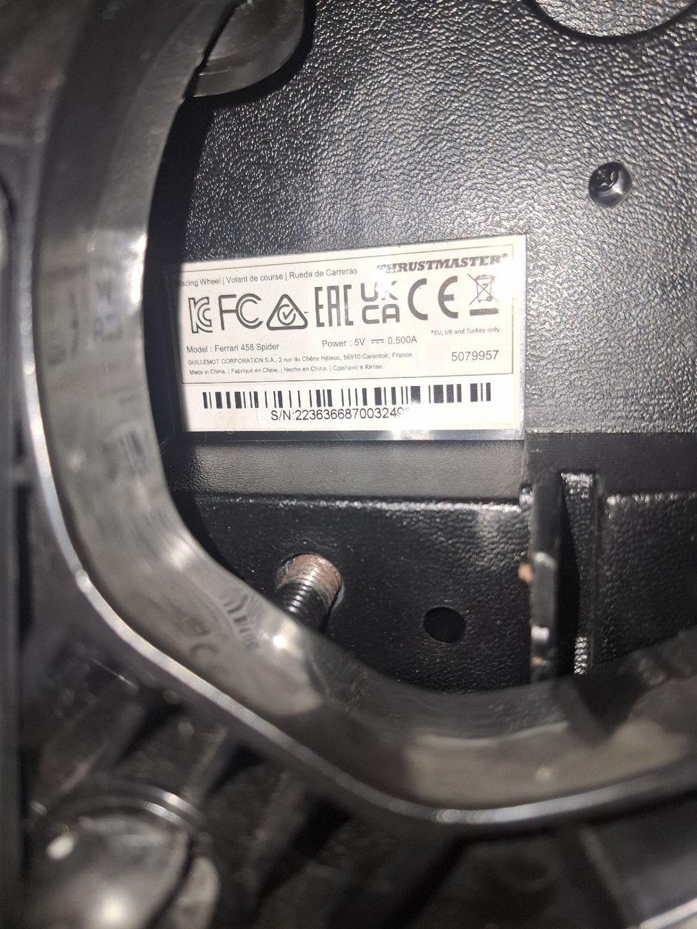 Thrustmaster Manettes: thrustmaster Ferrari Lenkrad – D'occasion à Grenchen par ped_6zlg 2