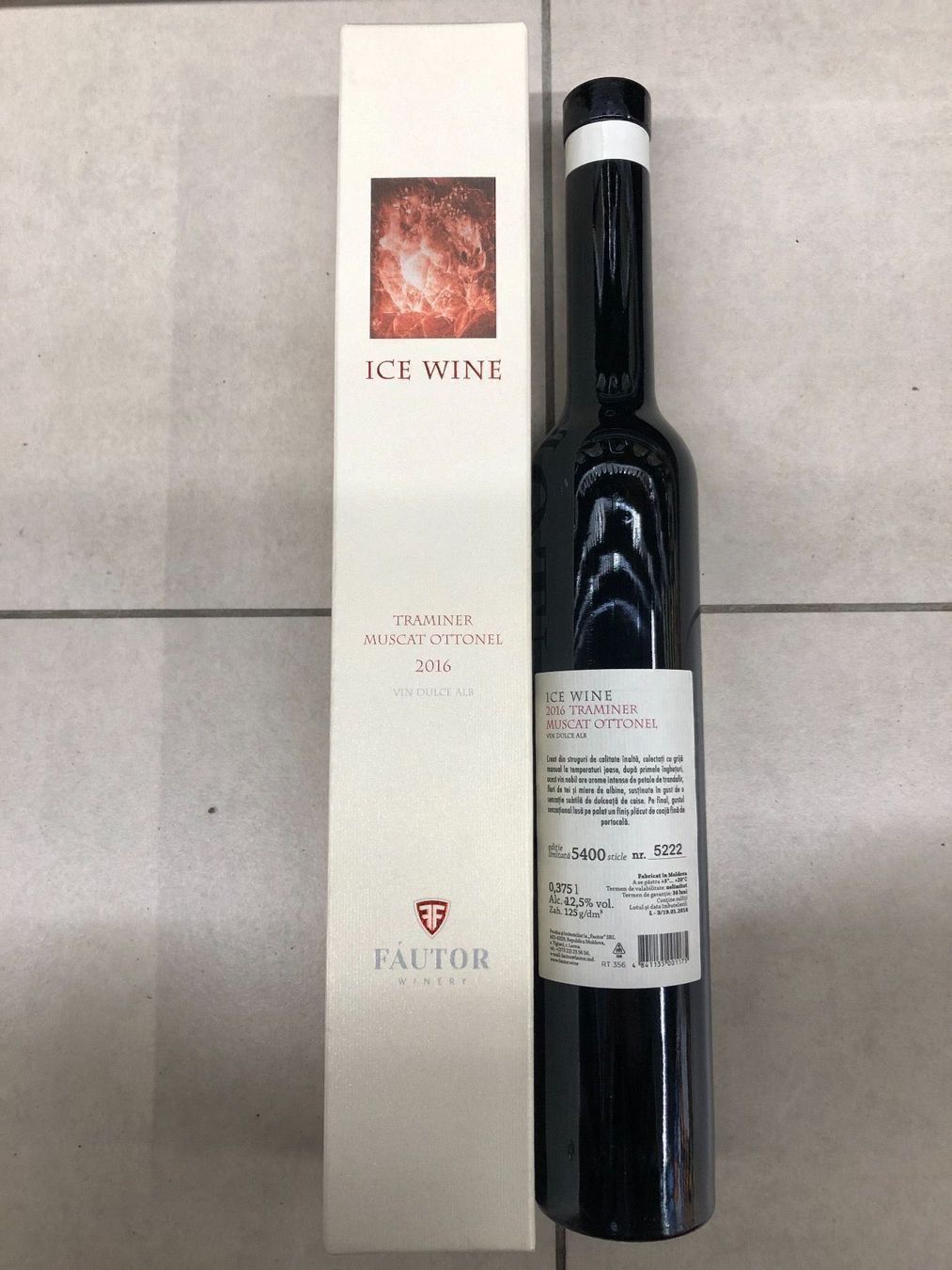 Wein: FAUTOR Eiswein Traminer&Muscat Ottonel – Neu und originalverpackt aus Wald ZH von mlnt 1
