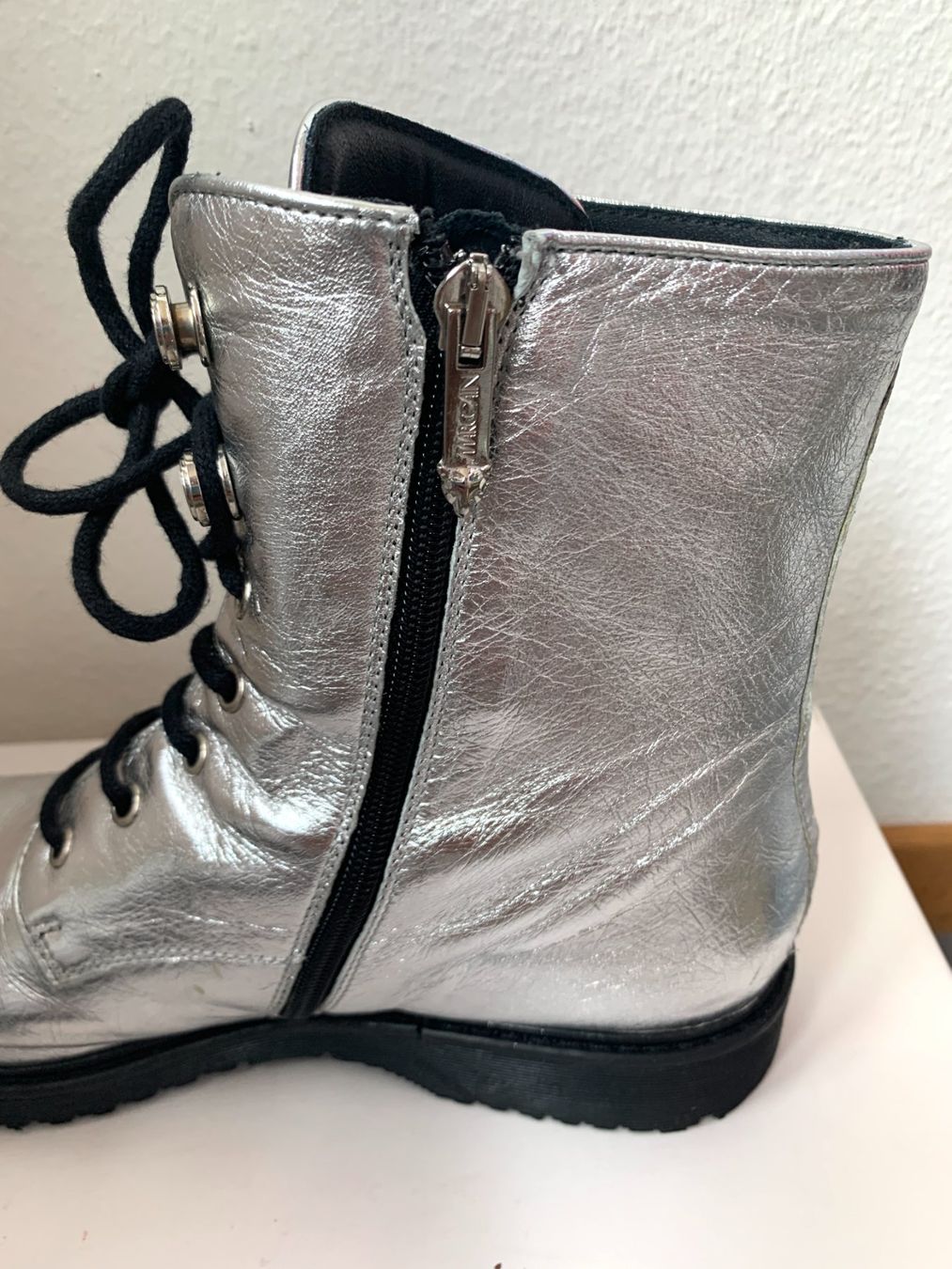 Marc Cain Scarpe da donna: MARC CAIN Stiefeletten Boots silber Gr. 41 – Usato da Zürich venduto da anader 6