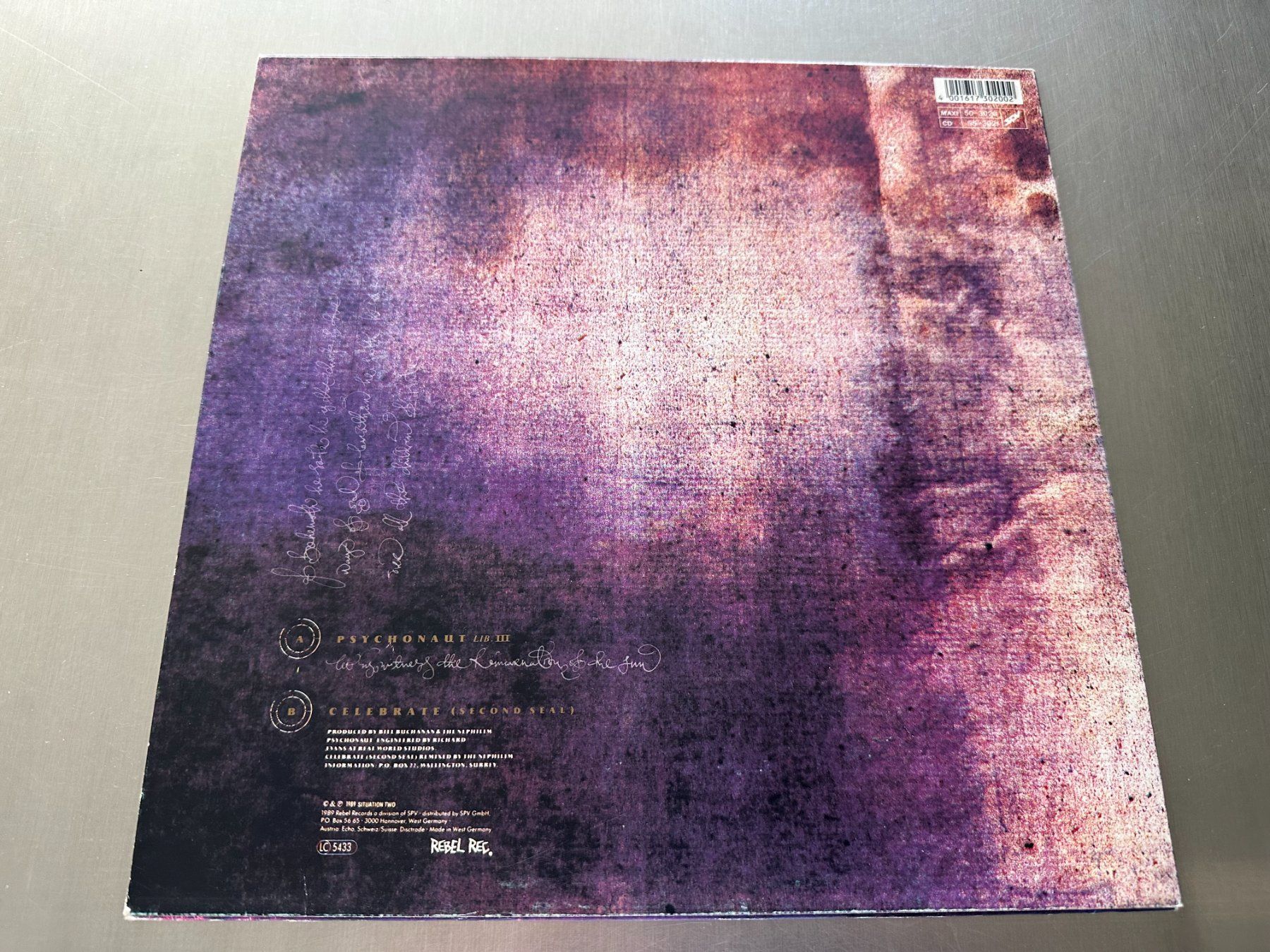 Schallplatten: FIELDS OF THE NEPHILIM 12 PSYCHONAUT – Gebraucht aus Sion von jaipur1401 1