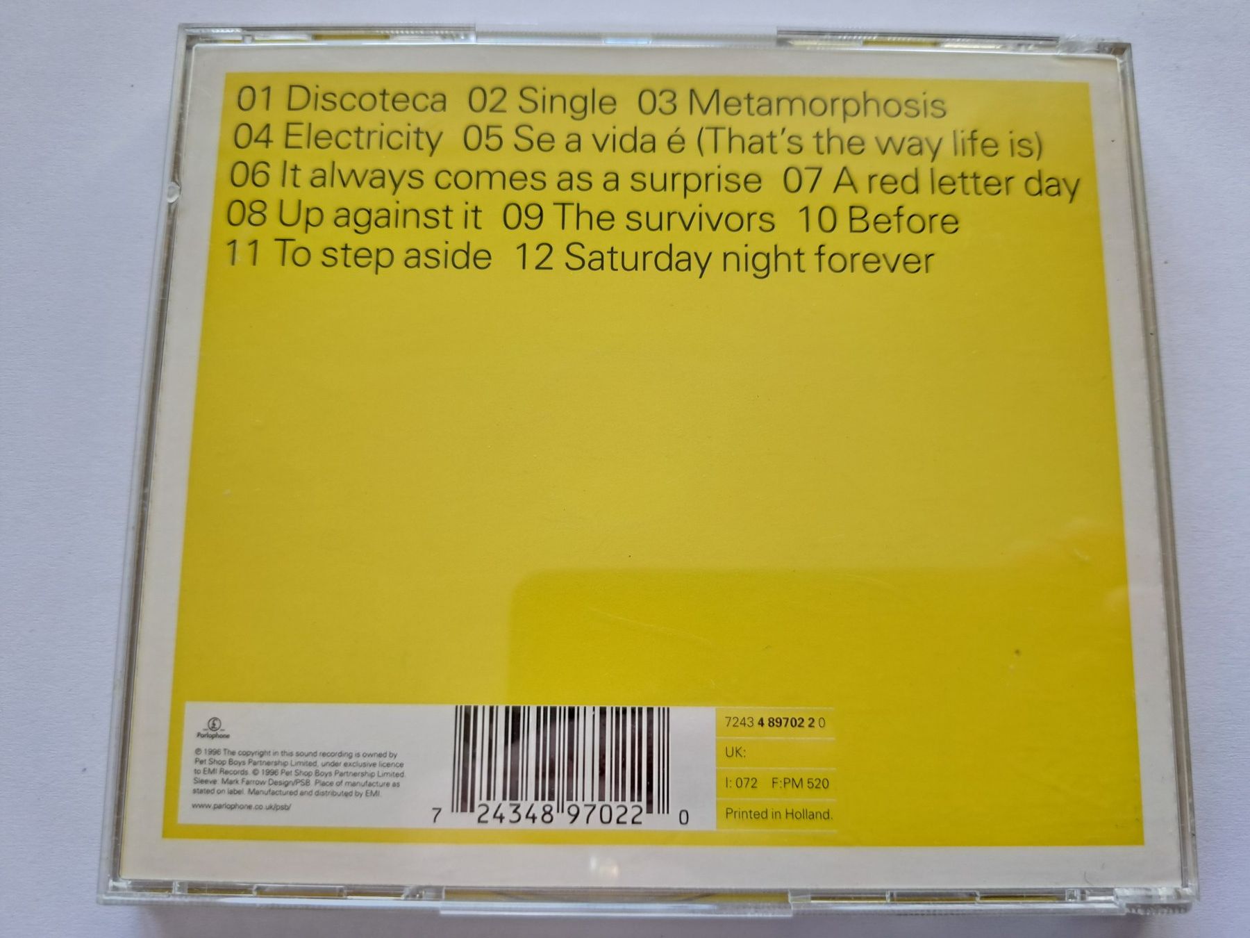 CD: Cd Pet Shop Boy - Bilingual – Usato da Pully venduto da bro_n52j 1