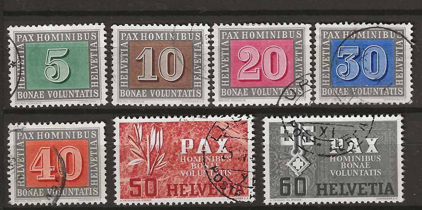 Tutti i francobolli: CH262 - Petit lot Pax obl. – Usato da Trélex venduto da Phil_Albert