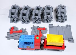Lego Duplo Zug mit Schienen und Weichen