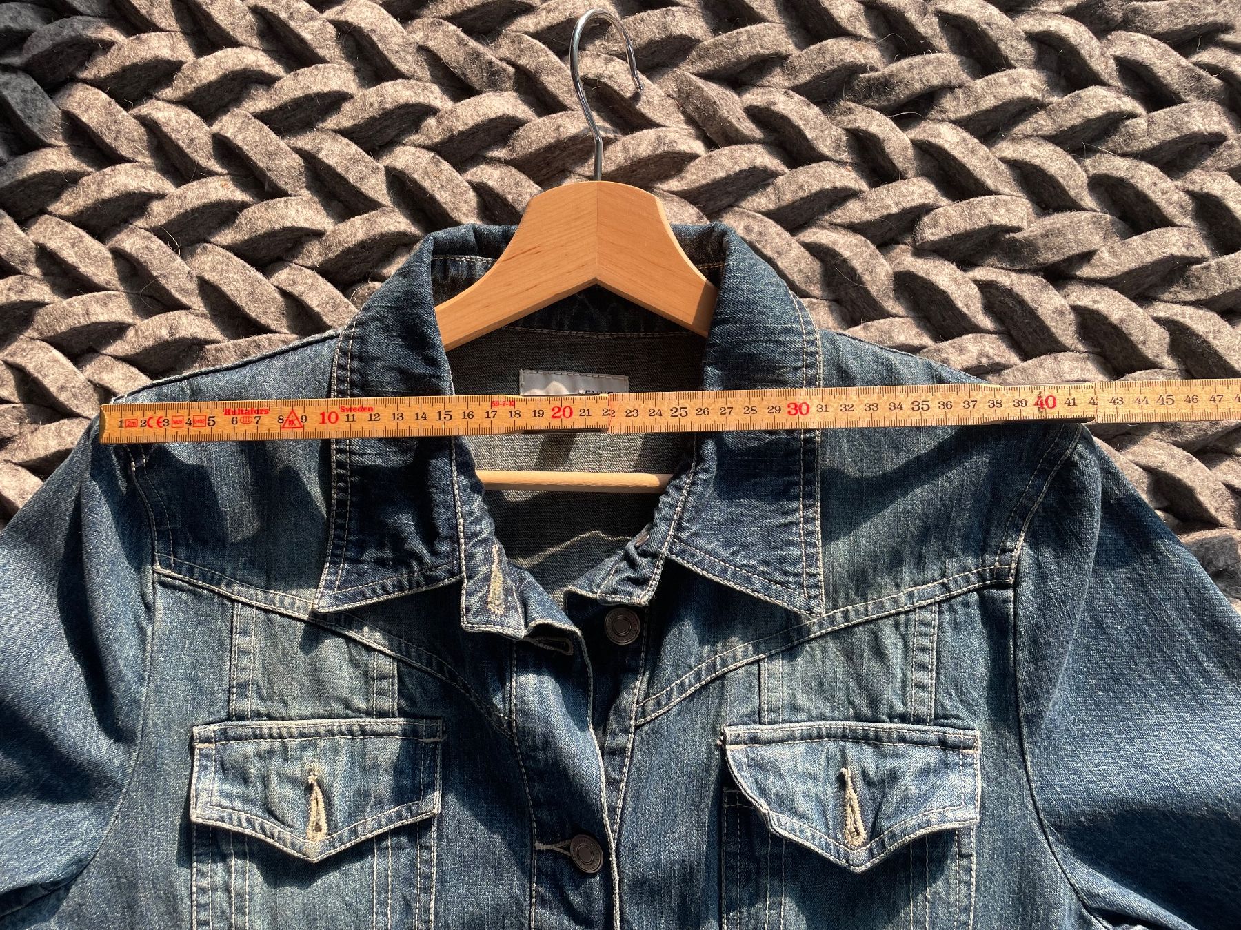 H&M Vestiti: Jeanskleid oder Mantel Hennes blau Grösse 42 – Usato da Coldrerio venduto da Theres2004 5